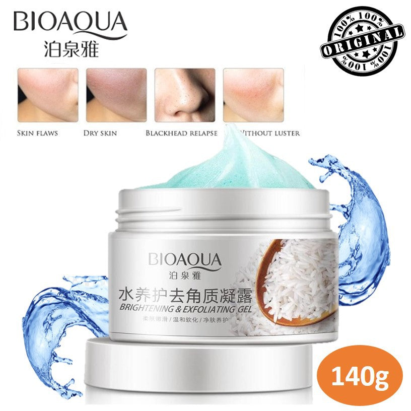 BioAqua Brightening & Exfoliating Rice Gel Face Scrub 140g