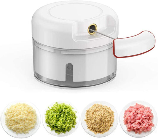 Mini Food Garlic Vegetable Grinder Chopper Multi-Function Manual Food Processor