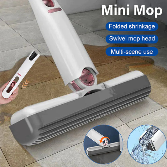 New Mini Squeeze Mop Portable Cleaning Mop